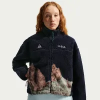 Nike ACG USA женская Therma-FIT ADV Windproof Full-Zip Fleece Куртка синий