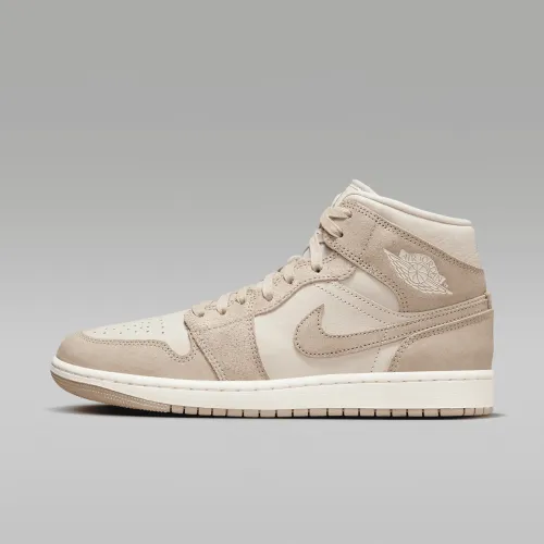Nike Air Jordan 1 Mid SE жіноча Кросівки колір коричневий