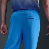 Nike Club мужские Open-Hem Fleece Pants синий