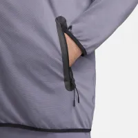 Nike Tech мужские Lightweight Knit Full-Zip Толстовка с капюшоном цвет серый