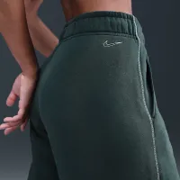 Nike Sportswear Phoenix Fleece женская Wide-Leg Sweatpants цвет зеленый