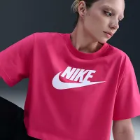 Nike Sportswear Essential жіноча Cropped Logo футболка Pink