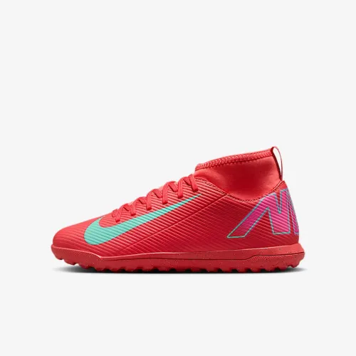 Nike Jr. Mercurial Superfly 10 Club Little/Big детские TF High-Top Soccer Кроссовки цвет красный