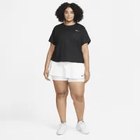 NikeCourt Dri-FIT Victory женская Flouncy Tennis юбка (большие размеры) цвет белый