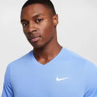 NikeCourt Dri-FIT Victory чоловічі Tennis Top блакитний