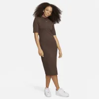 Nike Sportswear Essential женская Tight Midi Костюм цвет коричневый