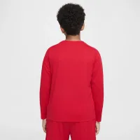 Nike Dri-FIT Multi+ Big детские (для мальчиков) Long-Sleeve Top (Extended Size) цвет красный