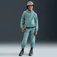 Nike Sportswear Club Fleece Big детские Hooded Tracksuit цвет зеленый