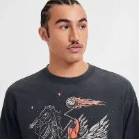 Nike чоловічі Max90 баскетбольні футболка колір чорний