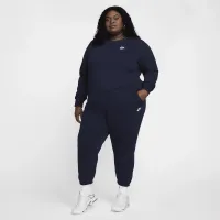 Nike Sportswear Club Fleece жіноча Mid-Rise оверсайз Sweatpants (великі розміри) блакитний