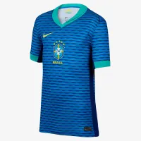 Vini Jr. Brazil National Team 2024 Stadium Away Big дитячі Nike Dri-FIT Soccer Jersey блакитний