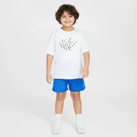Nike Dri-FIT Little дитячі Icon Woven шорти блакитний