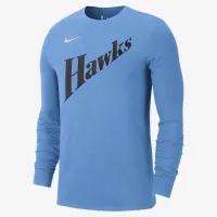 Atlanta Hawks Essential City Edition мужские Nike NBA Long-Sleeve футболка синий