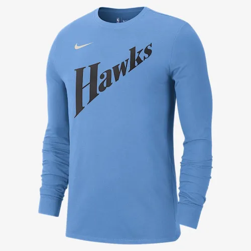 Atlanta Hawks Essential City Edition мужские Nike NBA Long-Sleeve футболка синий