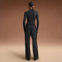 NikeSKIMS Matte Tricot жіноча Side-Snap Pants колір чорний
