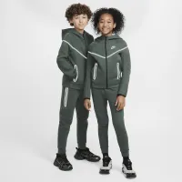 Nike Sportswear Tech Fleece Big дитячі (для хлопчиків) Reflective Full-Zip Толстовка з капюшоном колір зелений