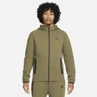 Nike Sportswear Tech Fleece Windrunner мужские Full-Zip Толстовка с капюшоном цвет зеленый