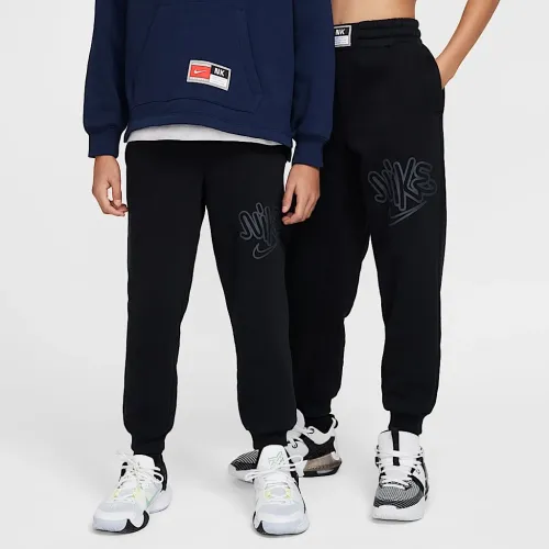 Nike Culture of баскетбольні Big дитячі Fleece баскетбольні Pants колір чорний