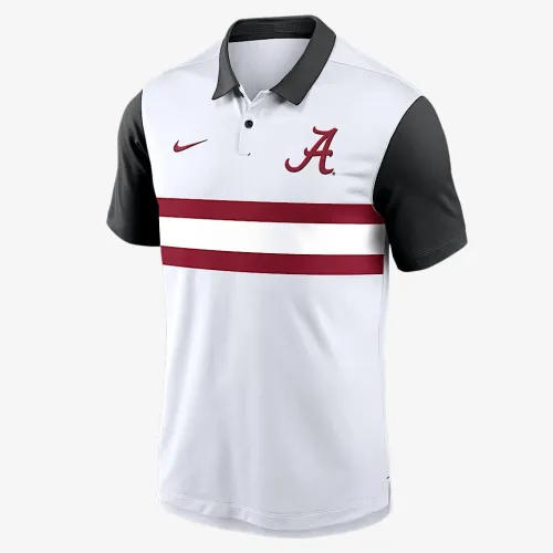 Alabama Crimson Tide Vapor мужские Nike Dri-FIT College Polo цвет белый