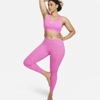 Nike Go женская Firm-Support С высокой Талией 7/8 лосины с карманамицвет красный