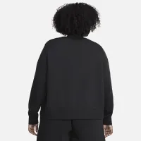 Nike Sportswear Club Fleece женская Crew-Neck свитшот (большие размеры) цвет черный