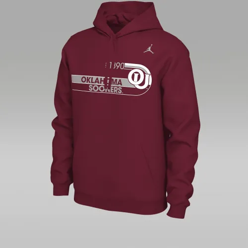 Nike Oklahoma чоловічі Jordan College Толстовка з капюшоном колір червоний