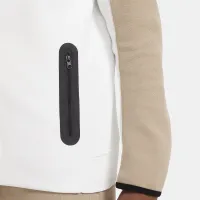 Nike Sportswear Tech Fleece Big детские (для мальчиков) Full-Zip Толстовка с капюшоном (Extended Size) цвет белый