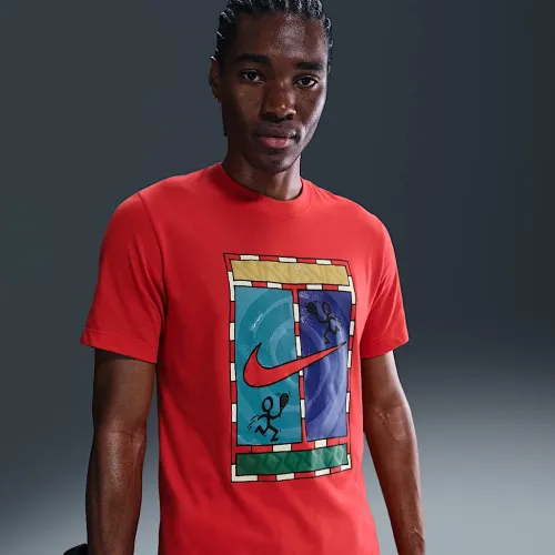 NikeCourt чоловічі Dri-FIT Tennis футболка колір червоний