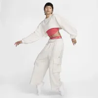 Nike Sportswear жіноча Low-Rise оверсайз French Terry Open-Hem Pants колір білий