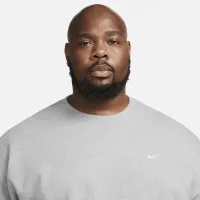 Nike Solo Swoosh мужские Fleece Crew цвет серый