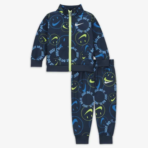 Nike Smiley Swoosh Printed Tricot набор Baby Tracksuit синий