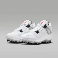 Nike Jordan 4 Retro TD Football Cleats колір білий