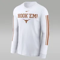 Texas Longhorns Local Spirit Slogan чоловічі Nike College Long-Sleeve футболка колір білий