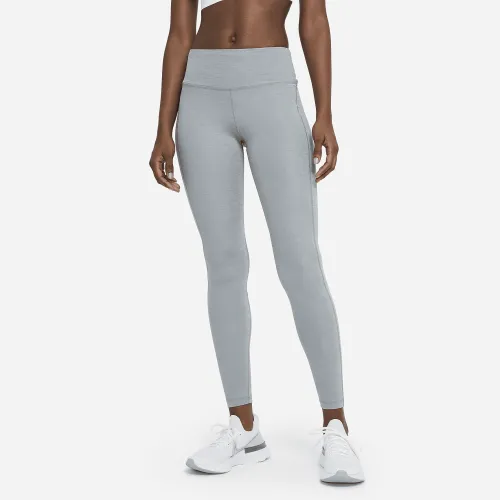 Nike Epic Fast жіноча Mid-Rise Pocket Running лосіни колір сірий