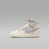 Nike Jordan 1 Retro High OG Little дитячі Кросівки колір білий