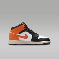 Nike Air Jordan 1 Mid Big дитячі Кросівки Orange