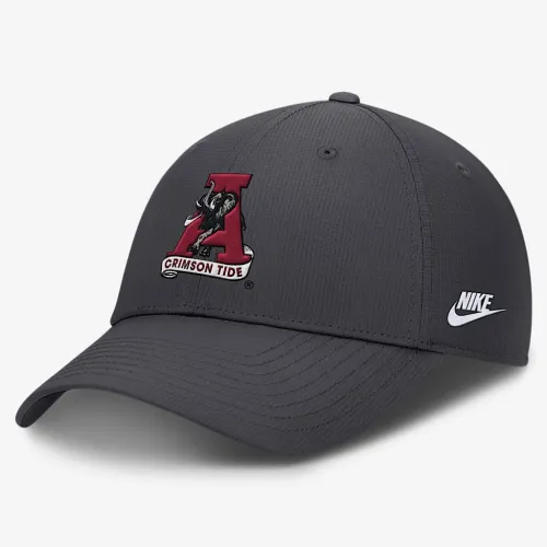 Alabama Crimson Tide Core Rise Vault мужские Nike Dri-FIT College Adjustable Hat цвет серый