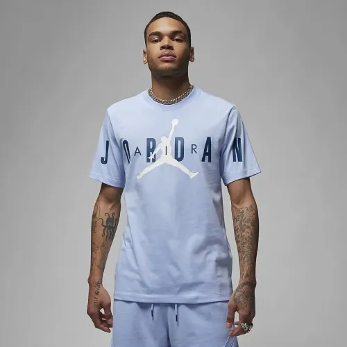Nike Jordan Air Men's Stretch T-Shirt Blue