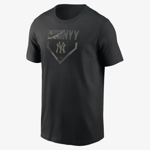 New York Yankees Camo мужские Nike MLB футболка цвет черный