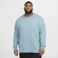 Nike Sportswear Premium Essentials чоловічі Long-Sleeve футболка блакитний