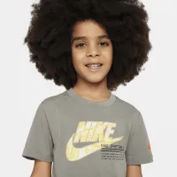 Nike Futura Little дитячі Graphic футболка колір коричневий