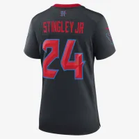 Derek Stingley Jr. Houston Texans женская Nike NFL Game Football Jersey синий