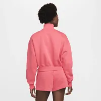 Nike Sportswear Phoenix Fleece жіноча 1/2-Zip Cropped світшот Pink