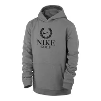 Nike для гольфу Club Fleece Big дитячі (для хлопчиків) Pullover Толстовка з капюшоном колір сірий