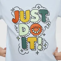 Nike Toddler Bubble 'Just Do It' футболка блакитний