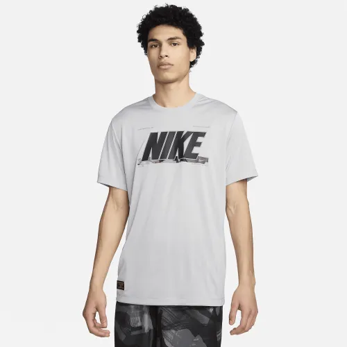 Nike чоловічі Dri-FIT Fitness футболка колір сірий