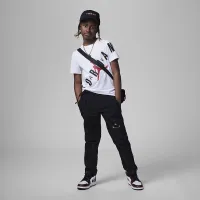 Nike Jordan Big дитячі футболка колір білий