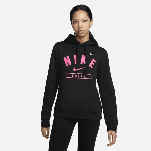 Nike женская Cheer Pullover Толстовка с капюшоном цвет черный