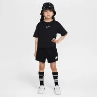Nike Little дитячі Femme Sport футболка колір чорний