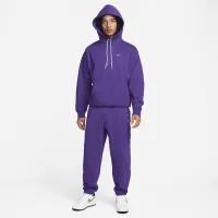 Nike Solo Swoosh мужские Fleece Pullover Толстовка с капюшоном цвет фиолетовый